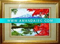 Wholesale Fujiyama cross stitch embroidery