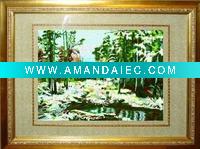 Wholesale Beautiful Snow Scenery embroidery