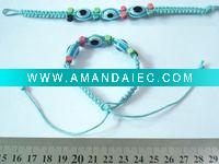 Wholesale Evil eye charms bracelet,hot sale bracelet,knitting bracelet