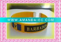 Wholesale football club handmade polymer bracelet