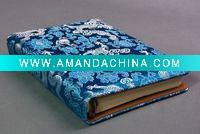 Wholesale 2011 new fashion hand made silk embroidery notebook