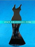 Wholesale Dress-shaped Mirror Acrylic Decoration