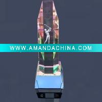 Wholesale crystal handcraft trophy awards