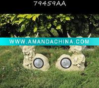 Wholesale Resin Angel With Solar Light