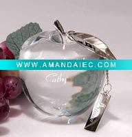 Wholesale crystal craft Apple MH-G0026