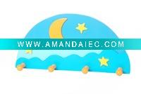 Wholesale Color moon&wooden toy WCR0117