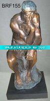 Wholesale resin sculpture (The Thinker of Rodin)