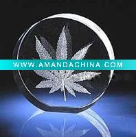 Wholesale Laser Engraved Crystal Paper Weight