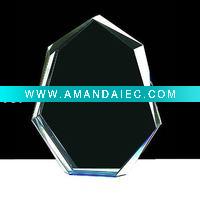Wholesale octagon crystal glass award