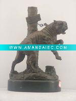 Wholesale bronze sculpture dog small size statue