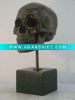 Wholesale bronze skeleton akt skulptur statue sculpture