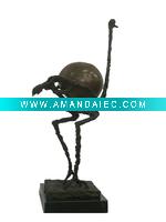 Wholesale bronze statue-Ostrich