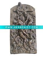 Wholesale Bronze religious cross statue