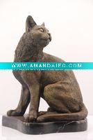 Wholesale Bronze cat Sculpture