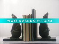 Wholesale bronze bear bookend sculpture art work