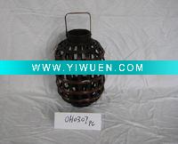 Wholesale red color for christmas bamboo lantern crafts