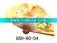 Wholesale Bamboo and cloth hanging paper fan