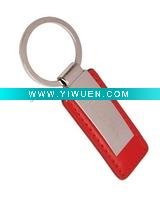 Wholesale 100% Red Leather Key Chain