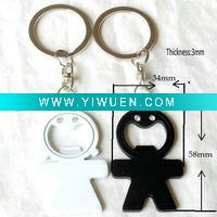 Wholesale couple bottle opener keychain