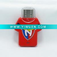 Wholesale T-shirt shaped USB gift (USB keychain)