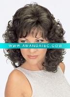 Wholesale synthetic curly short women fashion wig
