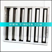 Wholesale Aluminum baffle style grease filter for vend hoods