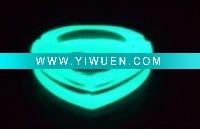 Wholesale heart shape glow in the dark glass ashtray great for gift