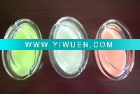 Wholesale round glow in the dark glass ashtray great for gift
