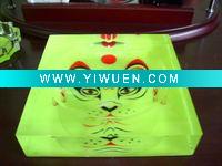 Wholesale Glow in the Dark round Design Ashtray - GA123