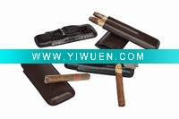 Wholesale fashion Leather cigar holder