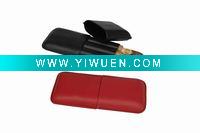 Wholesale Top grain Leather cigar holder