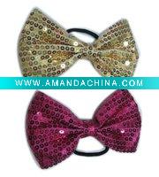 Wholesale girl fashion elastic hair accessories , bowknot