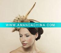 Wholesale Fashion holiday decorative feather hair accessory FB003