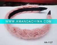 Wholesale wool hair accessory in stock
