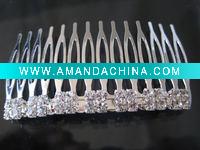 rhinestone hair comb
