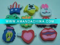 Pencil erasure small animal Eraser/plastic rubber