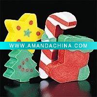 Wholesale School/Office christmas Eraser/plastic rubber