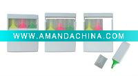 Wholesale 3*1 colors highlighters in a box