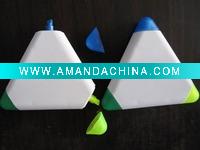 Wholesale 3 in 1 triangle highlighter set
