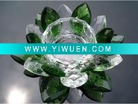 Wholesale crystal flower candlestick
