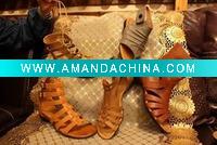 Wholesale 2010 new hot sale genuine leather women sandal