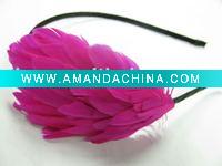 Wholesale head band, feathered head band