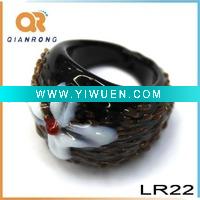Wholesale Fashion hot glass ring