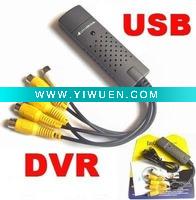 Wholesale Easy cap USB 2.0 Video Audio Capture Adapter USB Video Capture usb dvr supports vista system