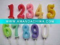 Wholesale birthday number candle
