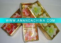 Wholesale flower shape craft candle