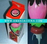 Wholesale musical rotated candle