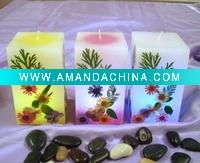 Wholesale Flameless Rainbow LED wax candle remote controlled