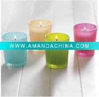 Wholesale glass candle/jar candle and candle holders