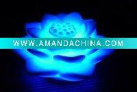 Wholesale flower LED Candle /LED colorful night light/Super Deals for holiday